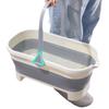 Automatic distribution exclusive folding bucket rectangular household swish Mop Mop Mop Mop Mop portable storage bucket fishing fold