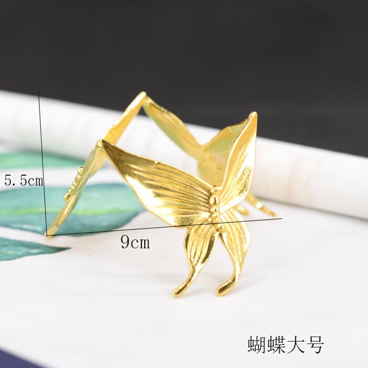 蝴蝶摆件玫瑰金