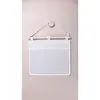 Carpeta de arte escolar, exhibición de jardín de infantes, proyectos de arte y dibujo infantiles, almacenamiento en el aula, bolsa colgante para libros, transparente