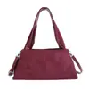 Bolso Tote de Ante para Mujer 2026 Otoño Nueva Llegada Gran Capacidad para el Trabajo Bolso de Hombro Simple Casual Retro Bolso de Mano