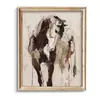 Fornecimento transfronteiriço exclusivo para a Amazon: Pintura decorativa de Halloween com chapéu de bruxa vintage e vassoura, arte de parede gótica