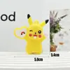 Llavero de Muñeco Pikachu de Dibujos Animados Colgante Llavero de Pokemon Muñeco de Plástico Blando Accesorios de Caja Ciega Productos de Promoción Local