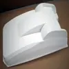 Blanco Titanio Bloqueador de Luz Material Reciclado ABS, Buena Fluidez, Adecuado para Pantallas de Lámparas de Electrodomésticos, Se Puede Combinar con Colores y Fabricar Según Requisitos de Muestra