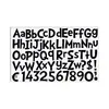 4 tipos de pegatinas de letras y números de colores, incluyendo letras mayúsculas y minúsculas, adecuadas para etiquetas autoadhesivas, logotipo personalizado