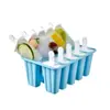 Molde Viejo para Paletas Casero Niños Hacer Paletas Helado Casero Helado Silicona Grado Alimenticio Juego Completo Modelo