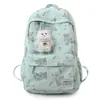 Mochila de Urso Cartoon Fofa para Alunos do Ensino Fundamental, Alto Valor Estético, Estilo Coreano, Mochila Escolar Unissex para Alunos do Ensino Fundamental, Mochila Leve para Viagem