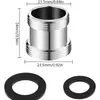 Grifo de Lavabo con Aireador Integrado, Filtro Oculto Integrado, Llave Herramienta para Retirar el Caño del Lavabo