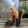 Nuevos Zapatos de Cuña Casuales Cómodos de Suela Gruesa para Mujer de Gran Tamaño con Estilo Étnico, Comercio Exterior Verano 2026