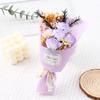 Mini ramo flor de jabón rosa acabado pelo de bebé flor estrella flor seca flor eterna regalo pequeño creativo fábrica mayoreo