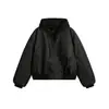 Yidao Roupas Vintage 2026 Outono Novo Estilo de Rua Americano Retrô Falso Duas Peças Modelagem Solta Jaqueta Curta com Capuz para Homem