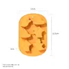 Molde para Pastel de Silicona de Grado Alimenticio Transfronterizo, Molde para Jabón Artesanal de Hojas de Calabaza del Festival de la Cosecha, Molde Frío para Hornear DIY