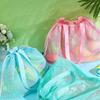 Amazon Hand Carrying Bundle Bag Mesh Bag Beach Toy Storage Drawstring Retractable Bag Diversos Mesh Wash Storage Bolsa