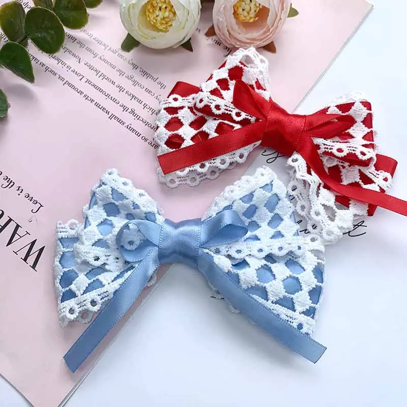 高档手工大号蝴蝶结lolita服装裙子装饰