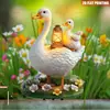 Decorações Ornamentos para Festivais de Pátio de Jardim Externo Transfronteiriços Série Mundo Animal Decorações de Vasos de Flores de Jardim Cartões de Inserção