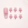 Nueva Cuchara, Tenedor, Pala de Gato Kt Sanrio, Accesorios para Uñas Artísticas, Pequeños Accesorios de Resina de Dibujos Animados, Aretes DIY, Accesorios para Uñas