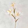 Flor artificial Lírio de 3 cabeças beleza para casa sala de estar arranjo de flores decoração decoração de casamento arranjo de flores para guia de estrada flor artificial