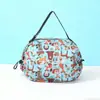 Bolsa de Almacenamiento Plegable de Nylon Tridimensional Japonesa para Viaje con Patrón Impreso, Bolsa de Almacenamiento Portátil para Compras de Supermercado