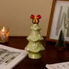 Presente de Natal nova chaminé de Natal luz noturna decoração pequenos enfeites para meninas atmosfera criativa presente de feriado