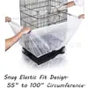 Cubierta para Pájaros Cubierta de Malla para Jaula de Pájaros Cubierta Protectora para Jaula de Mascotas Cubierta Antipolvo para Jaula de Pájaros Pantalla Antisalpicaduras para Jaula de Pájaros Cubierta Protectora para Bonsái