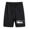 Nova estilo espada lenda periférico anime masculino casual quinta calça calça esportiva preta shorts roupa externa transfronteiriça venda quente