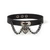 Collar Collar de Chica Hot Collar de Alta Gama Cadena Clavícula Cuerda de Cuero Accesorios Collar Nicho