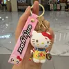 Nuevo Lindo Llavero de Gato Kt Muñeca Exquisita Colgante de Pareja para Bolso Decoración de Coche Máquina de Garra Regalo Venta al por Mayor