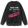 Nuevo SEX PISTOLS SEX Pistol banda de rock Punk estilo callejero punk suéter de cuello redondo lavado encerado