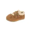Zapatos Birkenstock para Niñas Tendencia Invierno 2025 Nuevos Zapatos de Algodón Cálido de Felpa para Bebé Zapatos de Piel para Niños Pequeños y Medianos Dropshipping