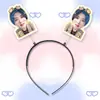 Lu Yuxiao Diadema de Resorte 3D Diadema Pasador Merchandising de Concierto Soporte para Fans Tiktok Mismo Estilo