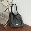 Bolso Minimalista Artístico Estilo Coreano para Mujer, Bolso de Hombro Grande de Verano con Estampado de Estrellas para el Uso Diario
