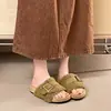 Chinelos fofos estilo fada Gu Yun, novo modelo outono e inverno 2026 para usar ao ar livre, chinelos de deslizar estilo Birkenstock
