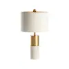 Lámpara de Mesa China Moderna Lámpara de Mesa de Mármol de Hotel Decoración de Sala de Estar Lámpara de Mesa de Lujo Sencillo Lámpara de Mesa Moderna Simple para Dormitorio Lámpara de Mesa de Cabecera