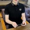 Fabricante Directo Camisa Polo de Manga Corta para Hombre t Verano Elegante Moda Cuello Solapa Manga Corta Camiseta para Hombre Tops para Hombre