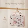 Perchero de Ropa Infantil de Madera Oso de Dibujos Animados Perchero de Madera para Niños Estante Creativo para Decoración del Hogar Decoración de Habitación Infantil DIY