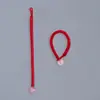 [Factura Especial Gratuita] Llavero de hilo de algodón retorcido a mano estilo Tíbet, nudo Vajra, accesorios hechos a mano para DIY, venta al por mayor desde el fabricante