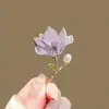Elegante y Delicado Broche de Flor de Magnolia Estilo Chino, Nuevo Accesorio de Moda de Alta Gama para Mujer con un Toque de Sofisticación