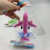Juguete para niños avión pequeño de retroceso juguete para bebé niño modelo de avión de pasajeros aviación creativo dos yuanes venta al por mayor plástico