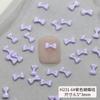 Nuevos Mini Accesorios para Uñas de Arte de Estrella de Cinco Puntas Lindo Dulce Moño Resina Tridimensional Accesorios para Uñas al Mayoreo