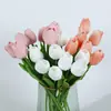 Tulipán Flor Artificial Decoración del Hogar Sensación de PU Arreglo Floral de Gama Alta Accesorios para Fotos Fabricante de Flores Artificiales Venta al por Mayor Transfronteriza