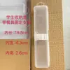 Caja Vacía Tamaño Grande Caja de Almacenamiento para Cubiertos Caja Portátil para Llevar Caja para Palillos de Estudiante Cuchara Porción Individual