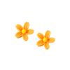 Suministro directo de fábrica mini flor de resina flor pequeña de cinco pétalos DIY manicura funda de teléfono decorativa pendientes de botón accesorios de joyería