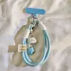 Ins Cloud Star Silencioso Lanyard para Teléfono Móvil Correa de Muñeca Cadena Corta para Colgar Cámara Llavero Cuerda Universal para Mano