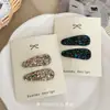 Pinzas Brillantes para el Cabello de Niña Pasador de Princesa Pinza para Flequillo Frente Pinza BB Dulce para Niña Gota de Agua