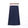 Fábrica en nombre del paquete posventa costa traje de marinero jk uniforme escolar para el traje básico falda plisada japonés genuino