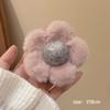 Flor de outono e inverno Clipe de pelúcia feminino 2023 novo grampo de cabelo de cabeça traseira bonito clipe de tubarão de outono e inverno acessórios de cabelo de alta qualidade