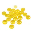 Cuentas Espaciadoras de Ágata Amarilla para Ábaco, Cuentas Planas de Calcedonia Amarilla, Cuentas Espaciadoras, Accesorios para Joyería, Pulseras Hechas a Mano para DIY, Accesorios para Pulseras al por Mayor