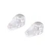 Soporte fijo para espejo de vidrio hebilla de plástico hebilla de vidrio para puerta de armario clip para armario accesorios