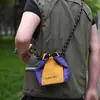 Mochila de Montañismo, Mochila con Cierre de Cordón de Gran Capacidad, Bolso Casual para Mujer de Color Contrastante, Bolso de Hombro Cruzado Moderno Estilo Coreano Estilo Universitario 2026