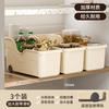 Caja de almacenamiento para utensilios de cocina, con polea, para tapa de olla, para condimentos, artículos diversos, cesta de almacenamiento de escritorio