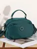 Nova Bolsa Transversal Multicamadas 2026, Bolsa de Tecido Portátil Casual Versátil com Múltiplos Bolsos, Bolsa de Ombro Leve Resistente à Água para Mulheres